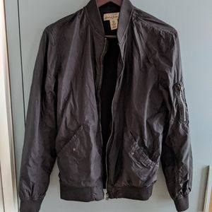 Black bomber jacket